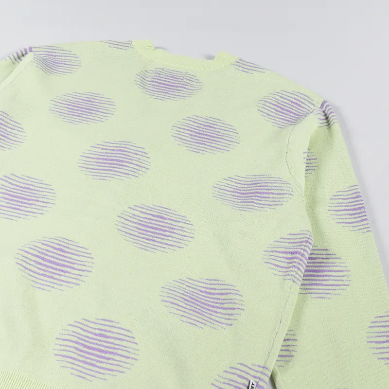Obey Oval Cardigan Celery Juice-5