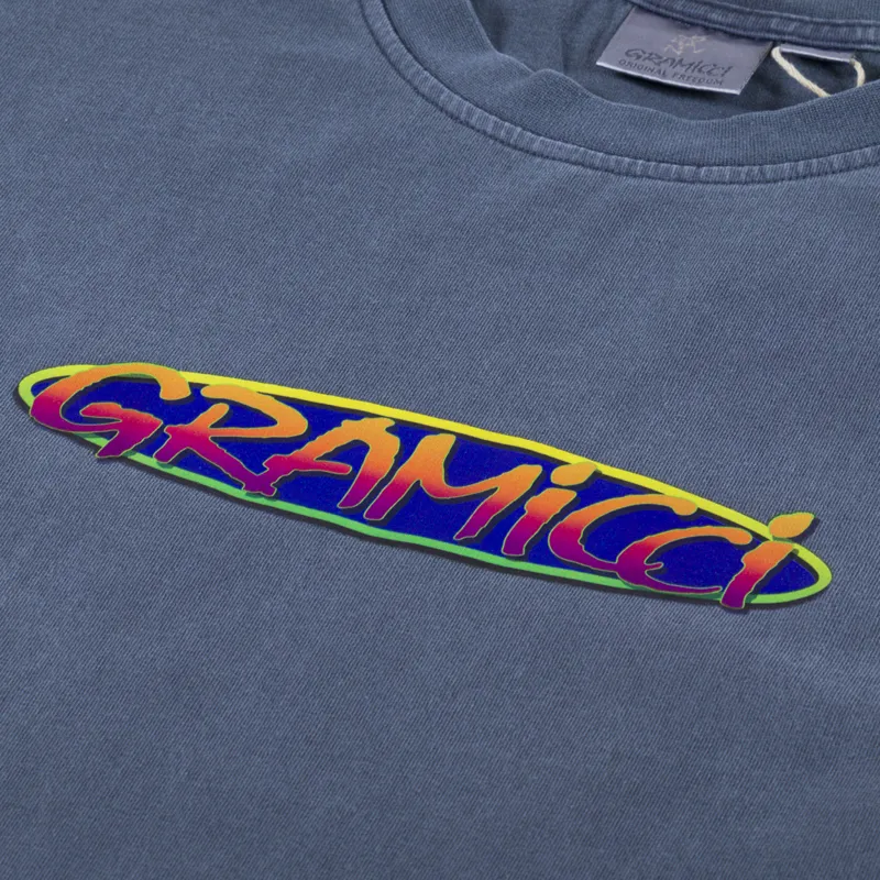 Gramicci Oval Long Sleeve T Shirt Navy Pigment-4