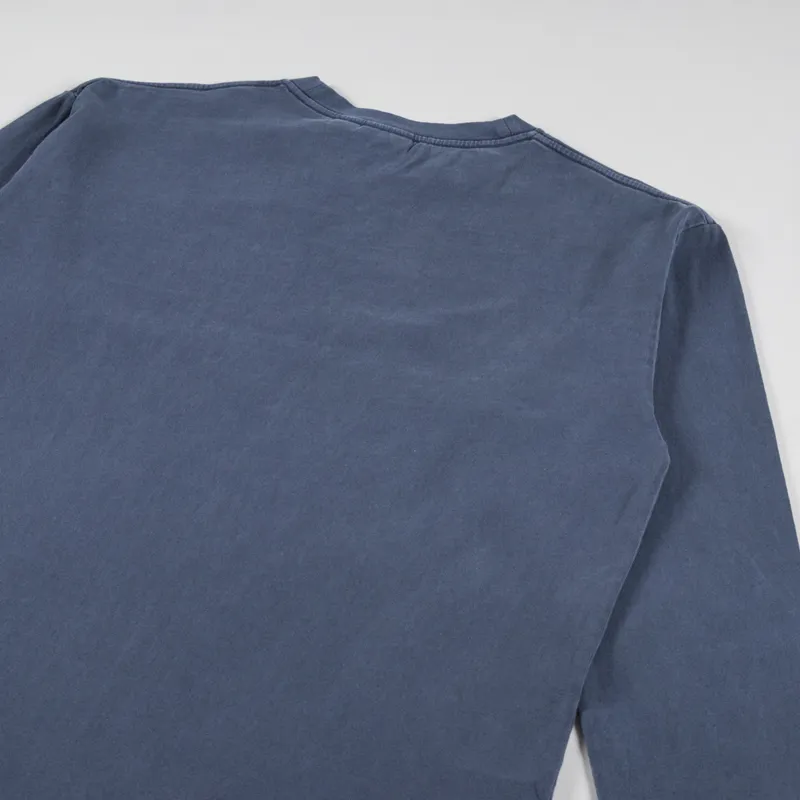 Gramicci Oval Long Sleeve T Shirt Navy Pigment-3