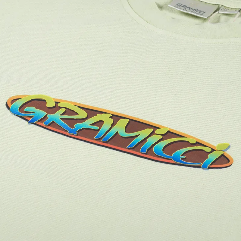 Gramicci Oval Long Sleeve T Shirt Smoky Mint Pigment-4