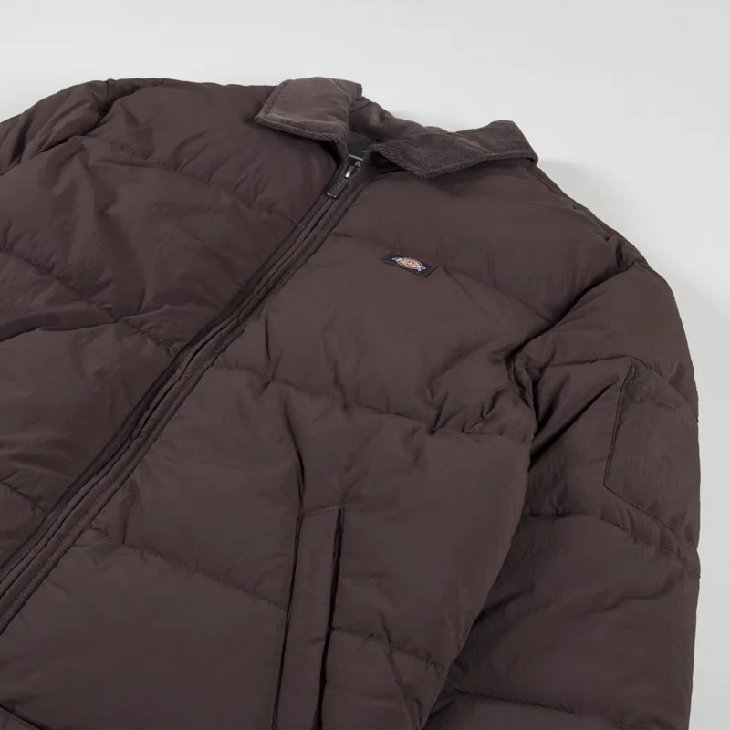 Dickies Overbrook Eisenhower Down Puffer Jacket Java-3