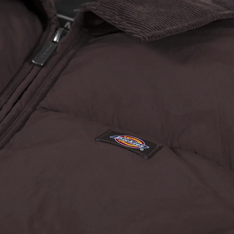 Dickies Overbrook Eisenhower Down Puffer Jacket Java-6