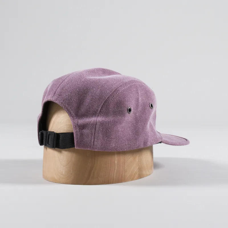 The Quiet Life Overdyed 5 Panel Camper Hat Wine-1