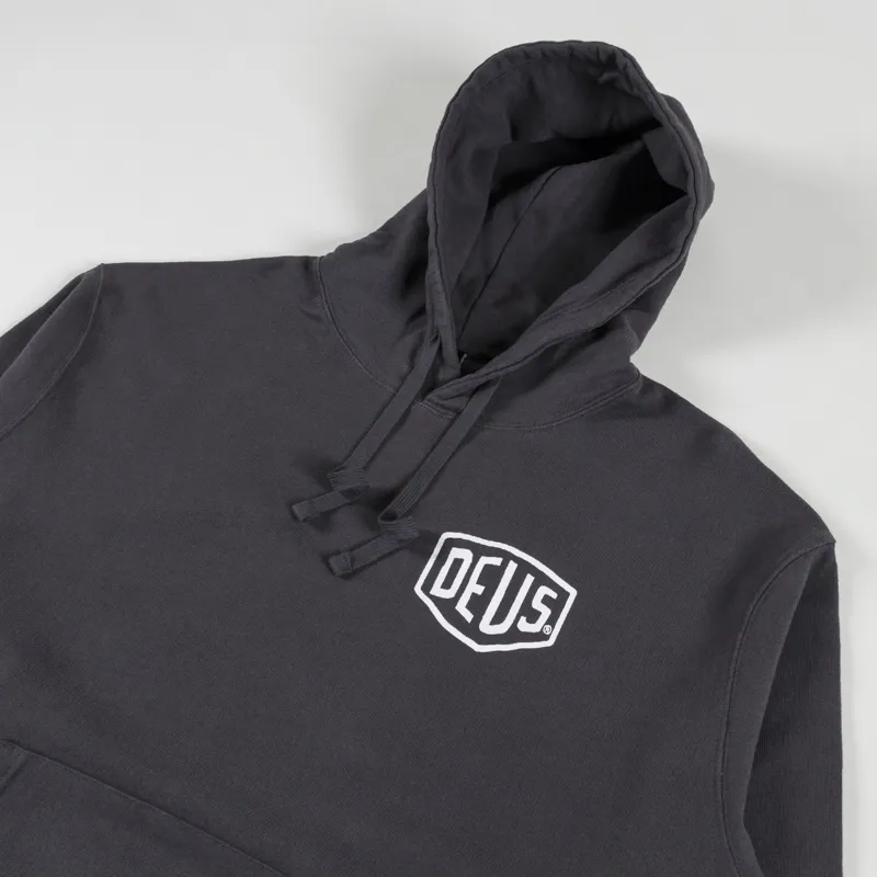 Deus Ex Machina Oversized Biarritz Hoodie Anthracite-3