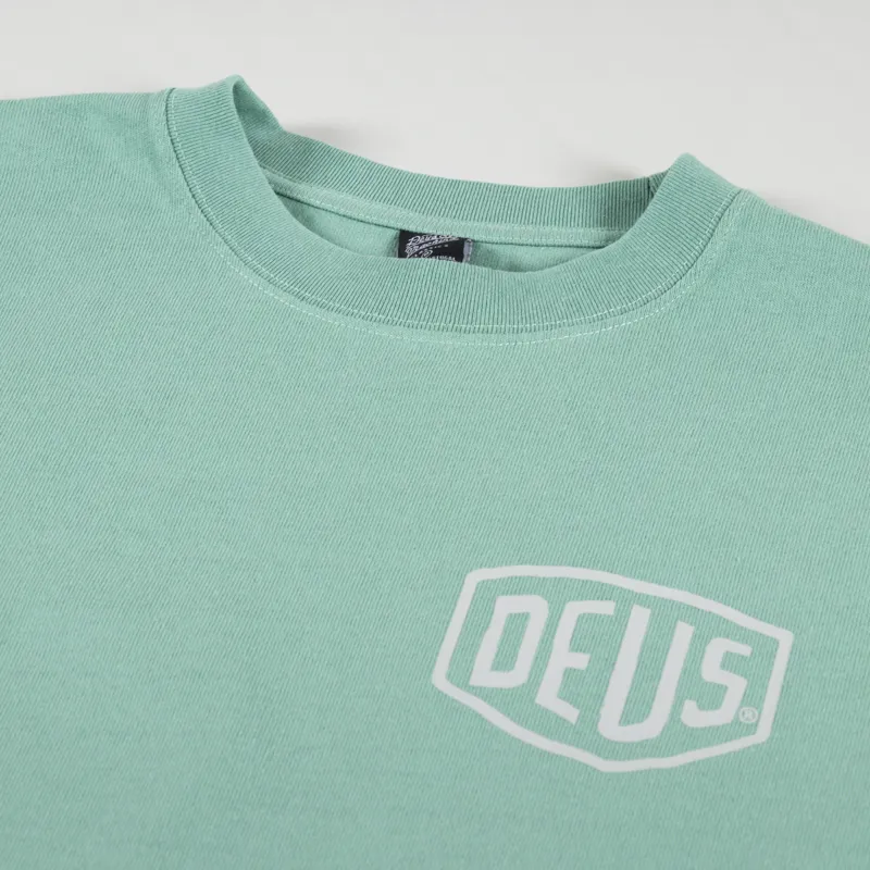 Deus Ex Machina Oversized Biarritz T Shirt Sea Foam-3