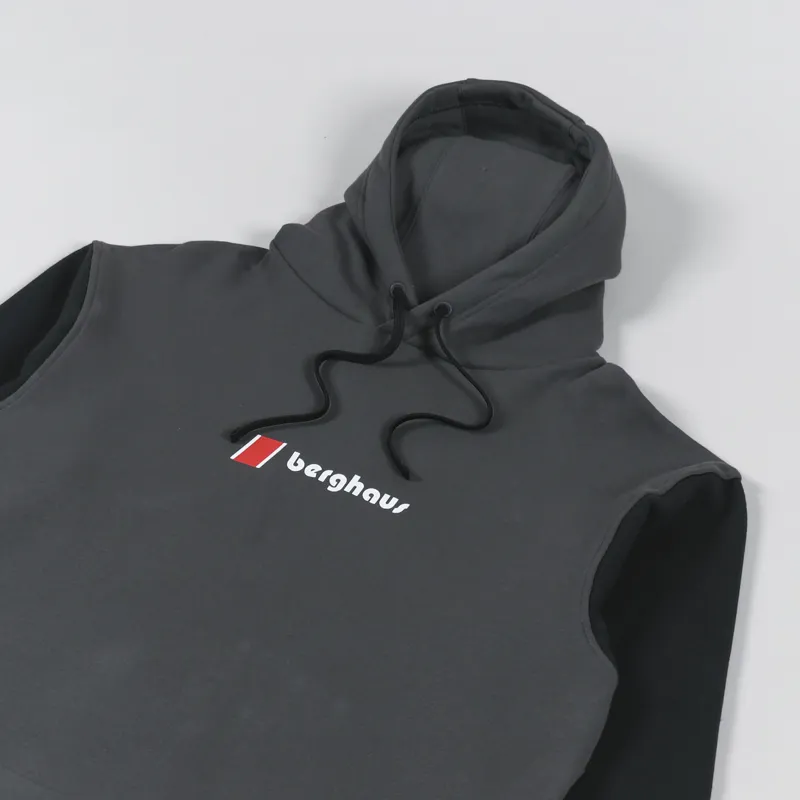 Berghaus Oversized Block Hoody Grey Black-1