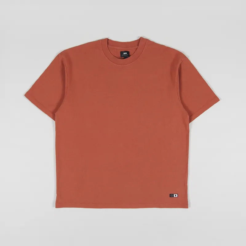 Edwin Oversize Basic T Shirt Baked Clay