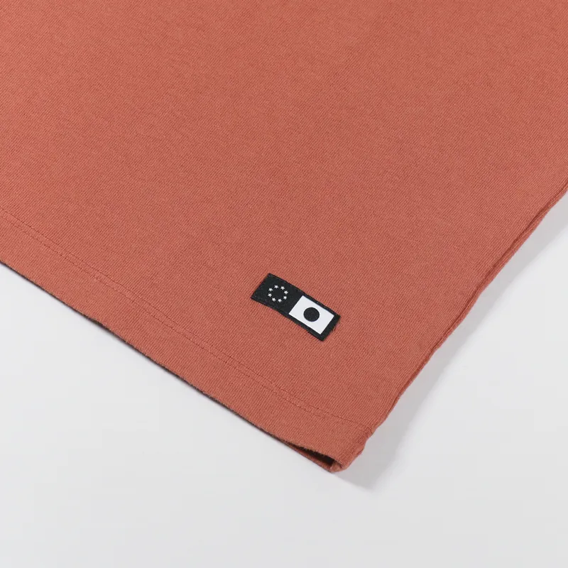 Edwin Oversize Basic T Shirt Baked Clay-2