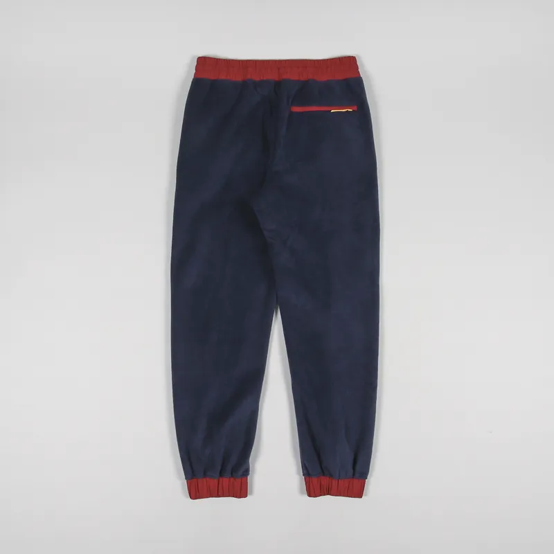 Berghaus Oversized Fleece Jogger Pants Dark Blue Dark Red-3