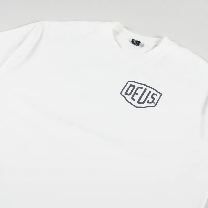 Deus Ex Machina Oversized Seoul T Shirt Vintage White-3