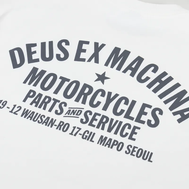 Deus Ex Machina Oversized Seoul T Shirt Vintage White-4