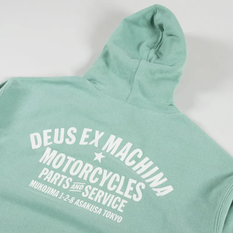 Deus Ex Machina Oversized Tokyo Hoodie Seafoam -2
