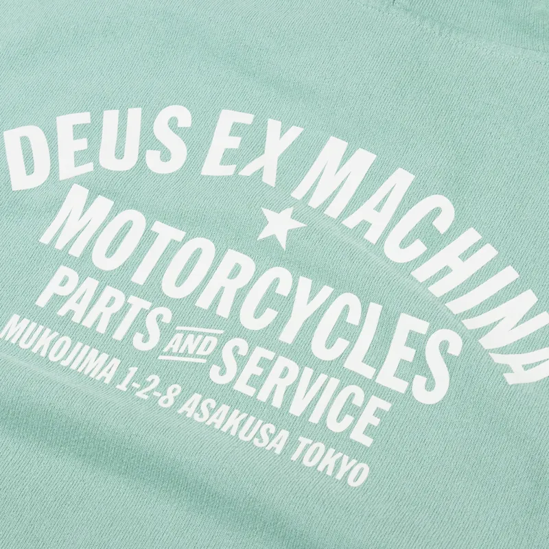 Deus Ex Machina Oversized Tokyo Hoodie Seafoam -6