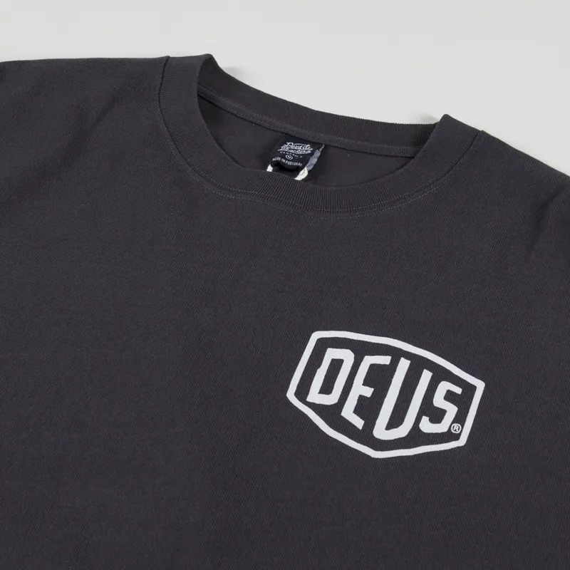 Deus Ex Machina Oversized Venice Long Sleeve T Shirt Anthracite-5