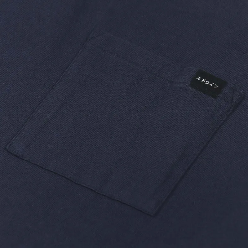 Edwin Oversize Pocket T Shirt Navy-1