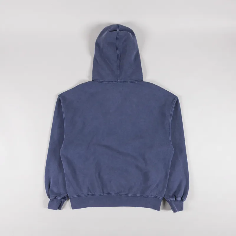 Colorful Standard Organic Oversized Zip Hoodie Neptune Blue-1