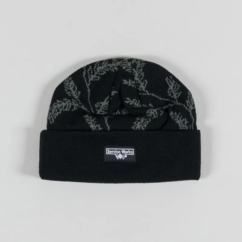 Service Works Olive Branch Beanie Black