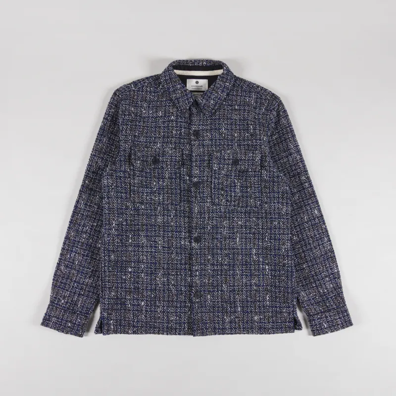 Anerkjendt Akoscar Boucle Overshirt Sky Captain