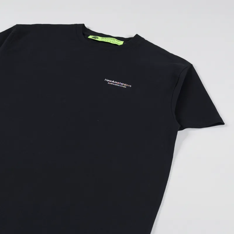 New Amsterdam Surf Association Oyster Flood T Shirt Black-3