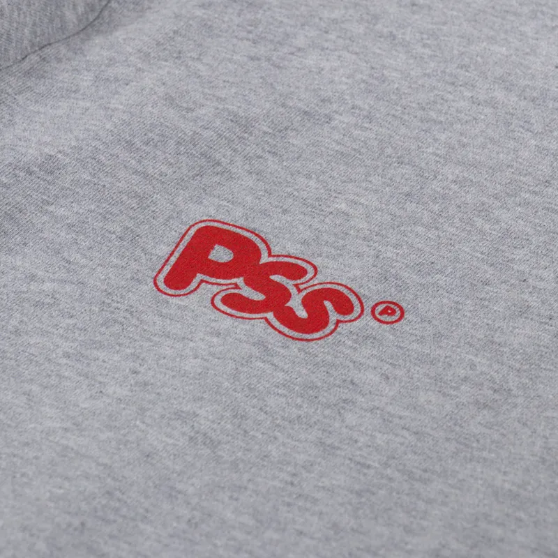 Pawa Speed Sports Burnout T Shirt Grey Marl-6