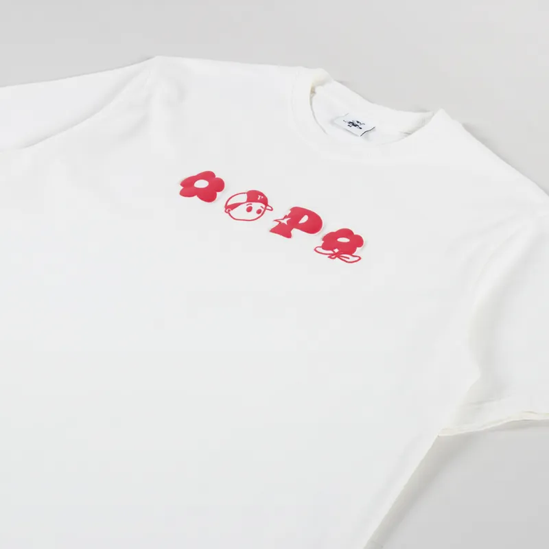 Pawa Speed Sports Monogram T Shirt Cream-1