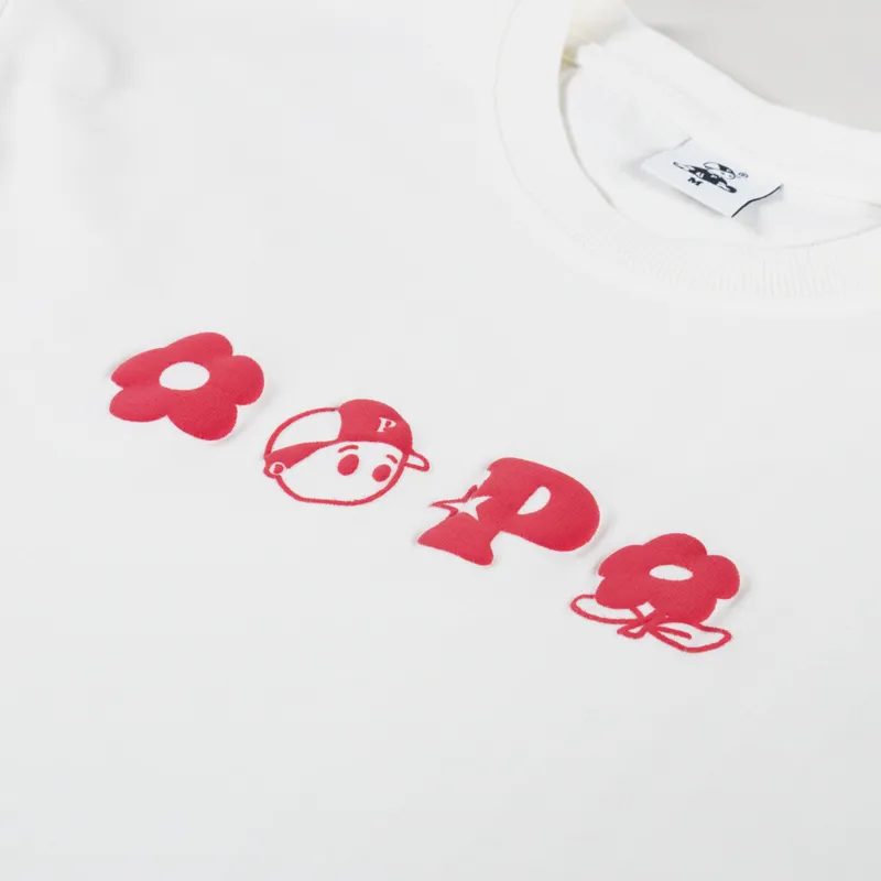 Pawa Speed Sports Monogram T Shirt Cream-2