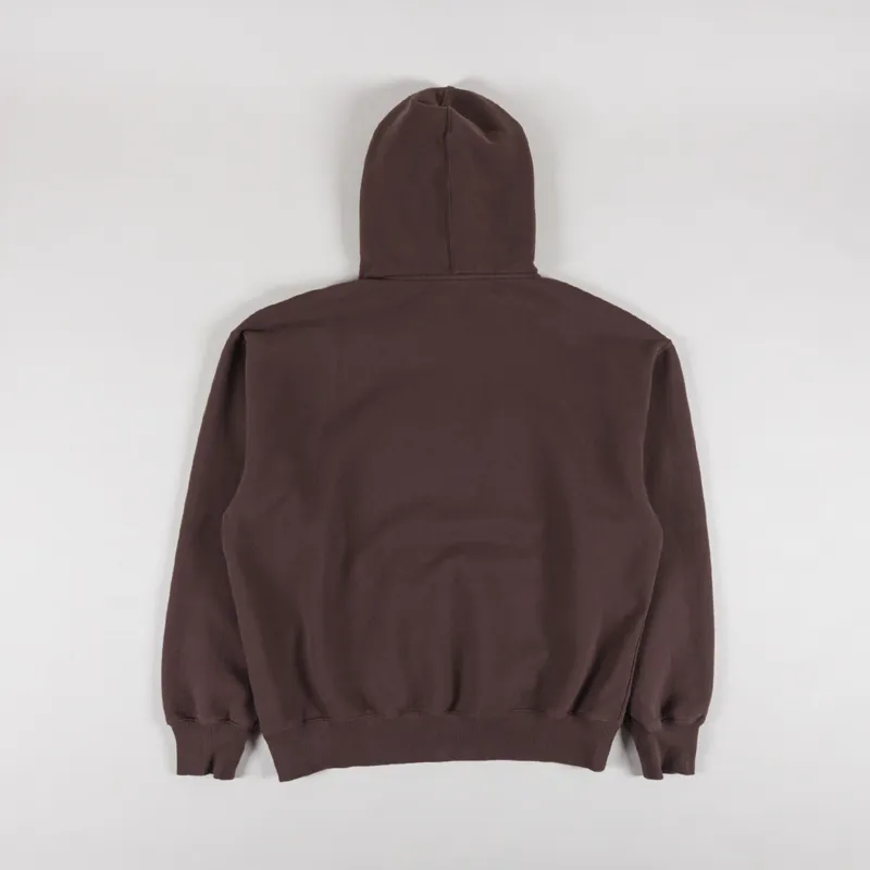 Pawa Speed Sports Monogram Hoodie Chocolate-1