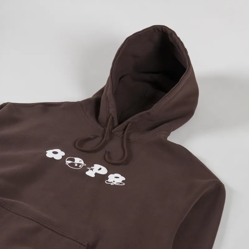 Pawa Speed Sports Monogram Hoodie Chocolate-2