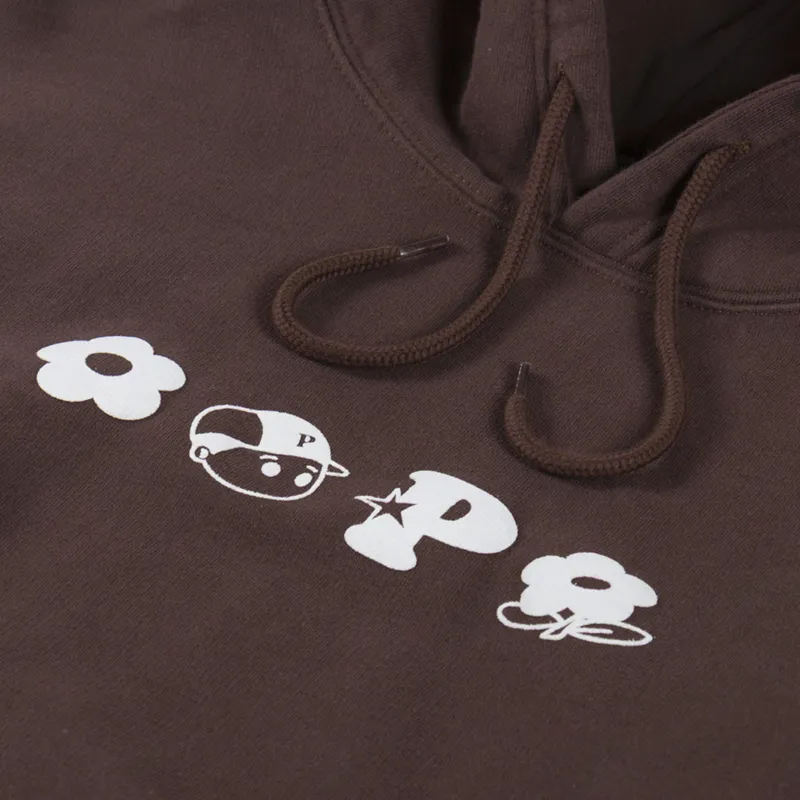 Pawa Speed Sports Monogram Hoodie Chocolate-4