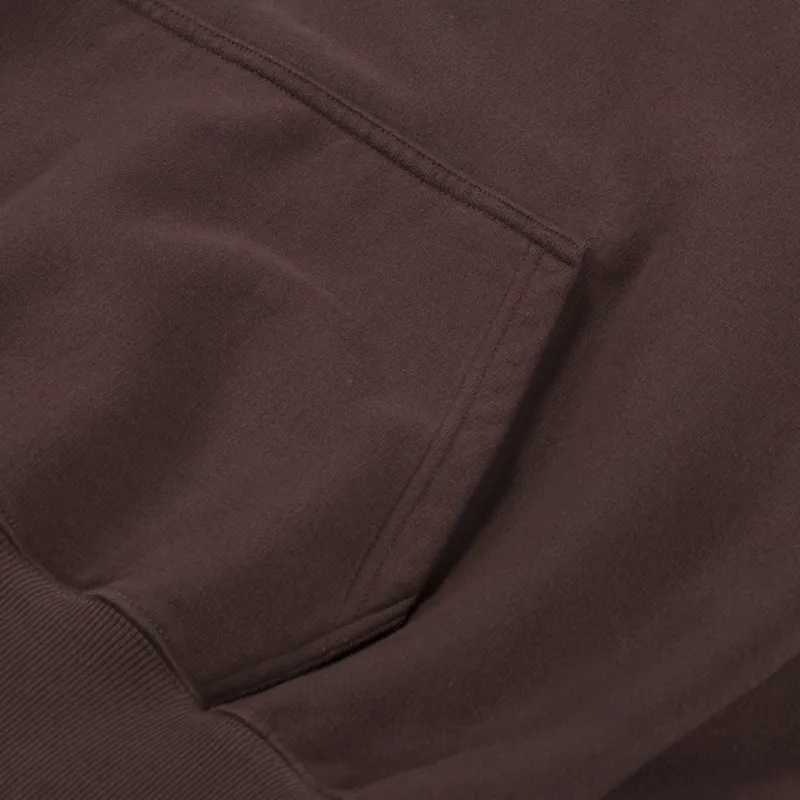 Pawa Speed Sports Monogram Hoodie Chocolate-5