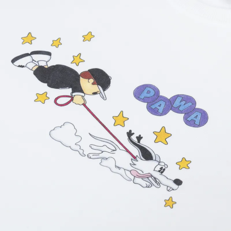 Pawa Speed Sports Walkies T Shirt White-2