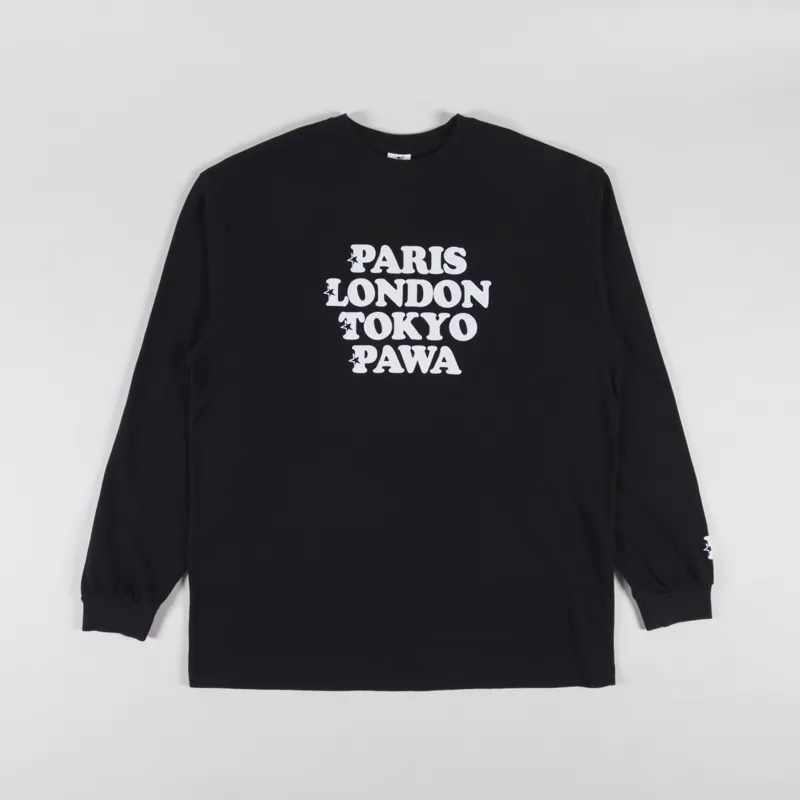 Pawa Speed Sports Worldwide Long Sleeve T Shirt Black