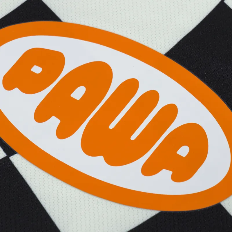 Pawa Speed Sports Mens Racing Football Shirt Tee Checkered Multi