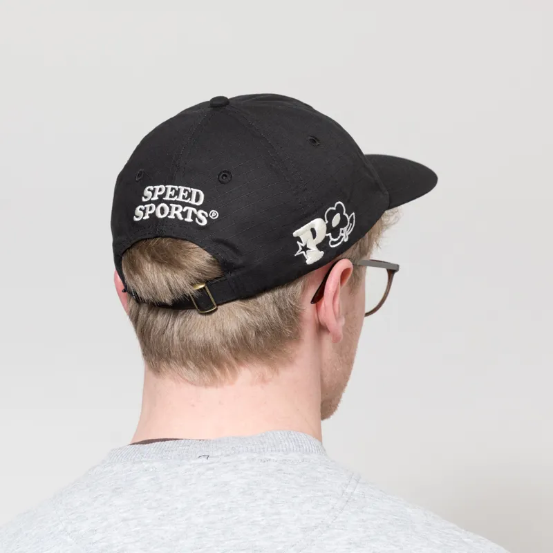 Pawa Speed Sports 6 Panel Logo Cap Black-2