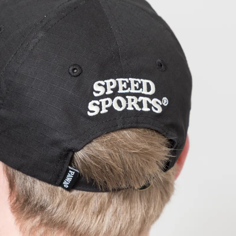 Pawa Speed Sports 6 Panel Logo Cap Black-5