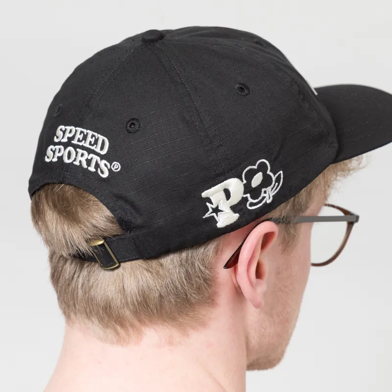 Pawa Speed Sports 6 Panel Logo Cap Black-4