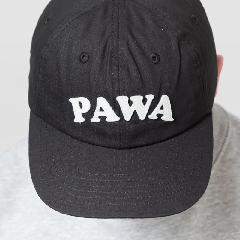 Pawa Speed Sports 6 Panel Logo Cap Black-3