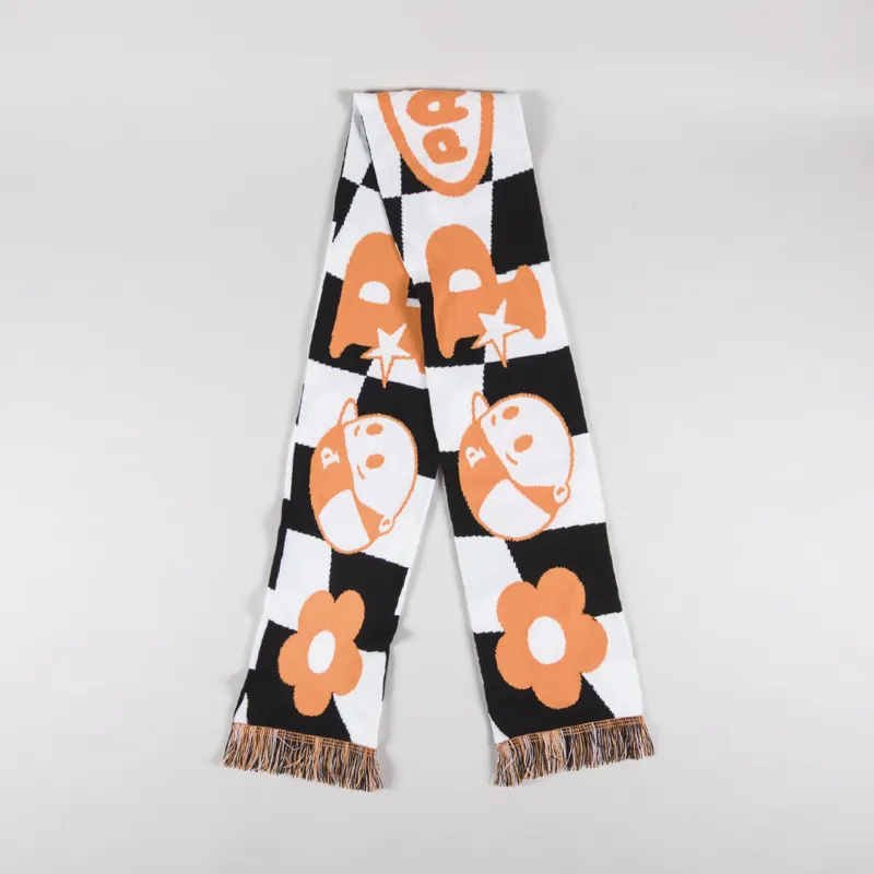 Pawa Speed Sports Racing Scarf Black White