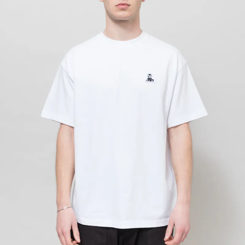 Pawa Speed Sports Boy Patch T Shirt White