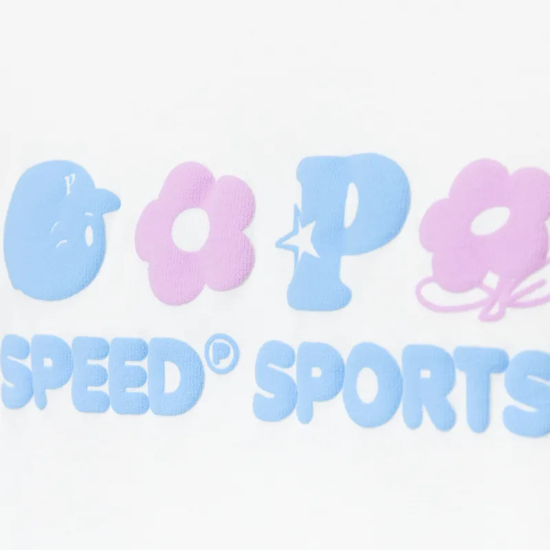 Pawa Speed Sports Multi Monogram T Shirt Cream-4