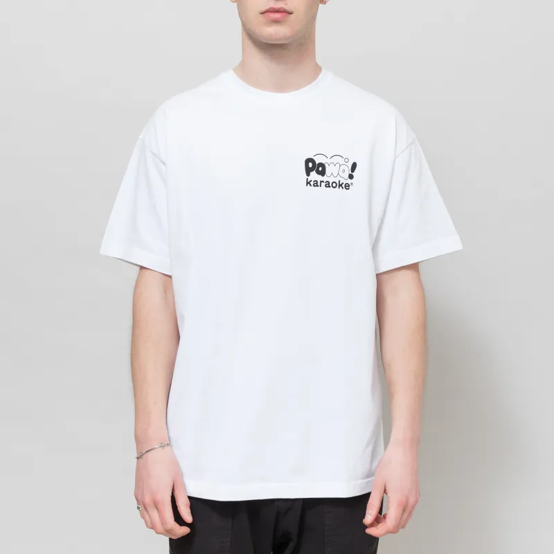 Pawa Speed Sports Karaoke T Shirt White-1