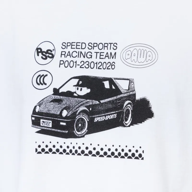 Pawa Speed Sports P-Key T Shirt White-3