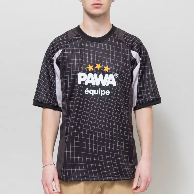 Pawa Speed Sports Equipe Football Shirt Black-2