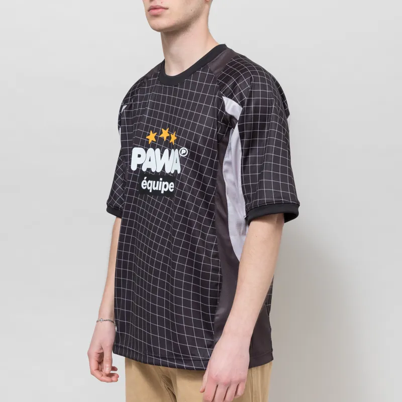 Pawa Speed Sports Equipe Football Shirt Black-1