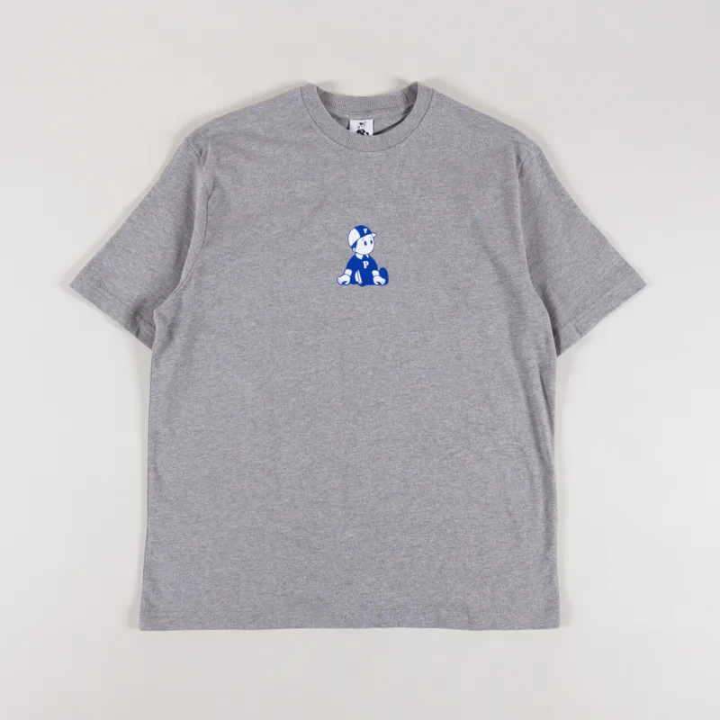 Pawa Speed Sports Boy T Shirt Grey Marl