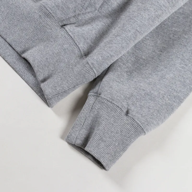 Pawa Speed Sports Mens Boy Logo Pullover Hoodie Grey Marl