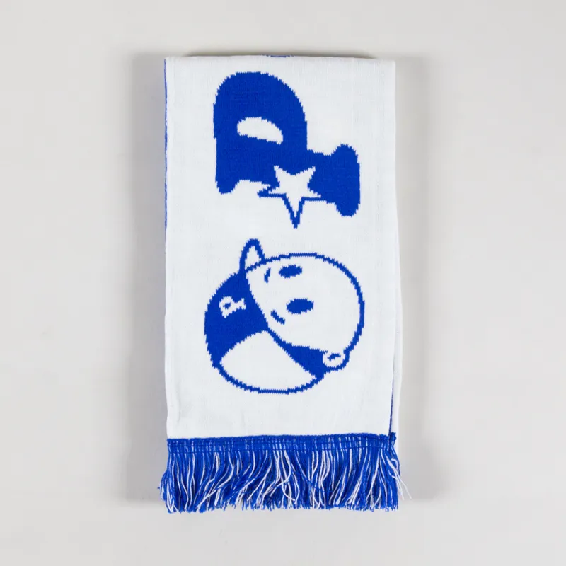 Pawa Speed Sports Multi Scarf White Blue-2