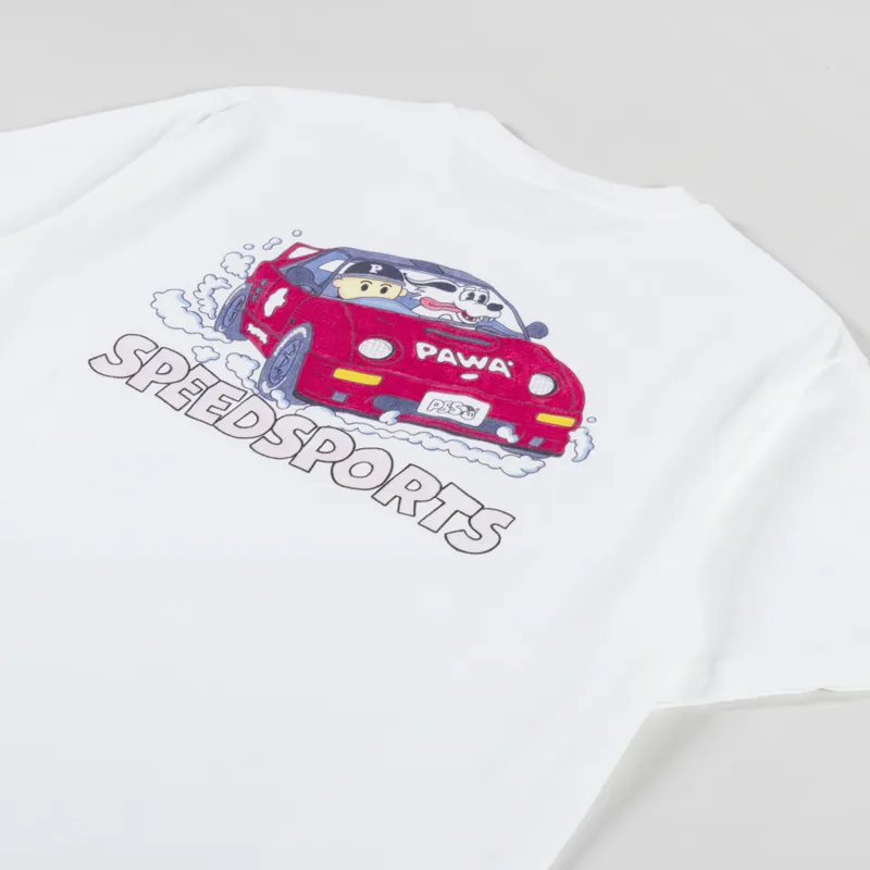 Pawa Speed Sports Raceday T Shirt White-2