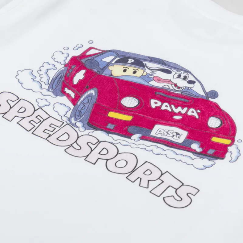 Pawa Speed Sports Raceday T Shirt White-4