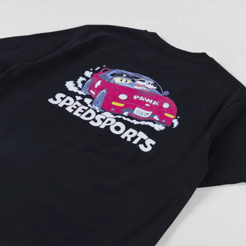 Pawa Speed Sports Raceday T Shirt Black-2